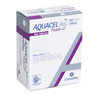 Aquacel Ag Foam nicht-adhäsiv Schaumverband 5x5cm 10...