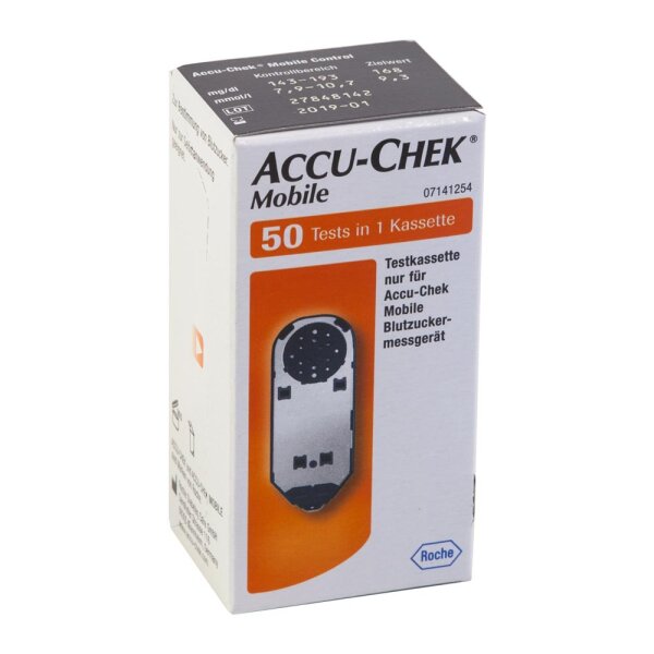 Accu Chek Mobile Testkassette 50 ST PZN 10270545