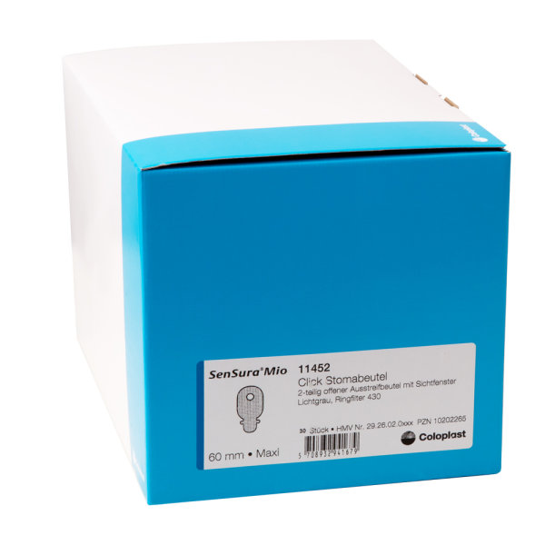 SenSura Mio Click Ileostomiebeutel 2tlg 60mm 480ml 11452 30 ST PZN 10202265