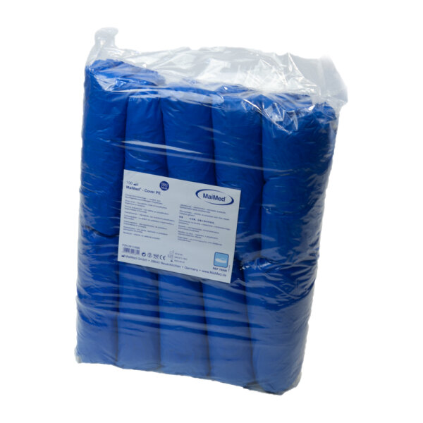 MaiMed Cover PE Schuhüberzieher blau 100 ST PZN 06113886