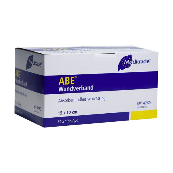 ABE Wundverband 15x10cm 50 ST PZN 01445980