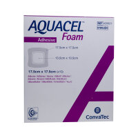 Aquacel Foam adhäsiv Schaumverband 17.5x17.5cm 10 ST...