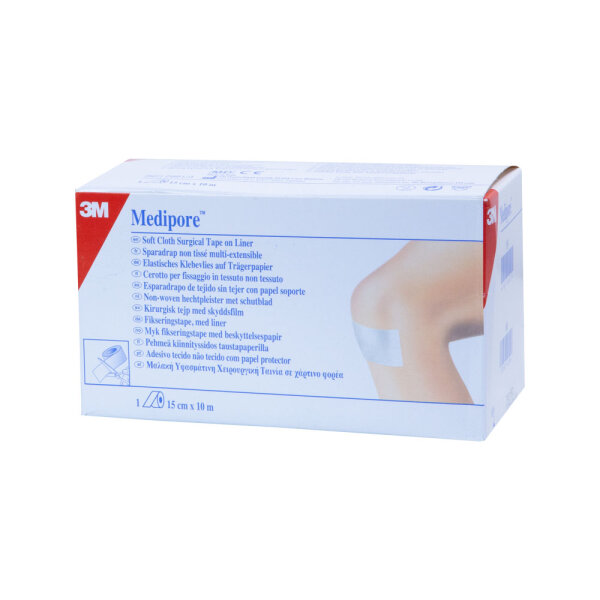 Medipore elastisches Klebevlies Fixationssvlies 15cmx10m 1 ST PZN 0225727