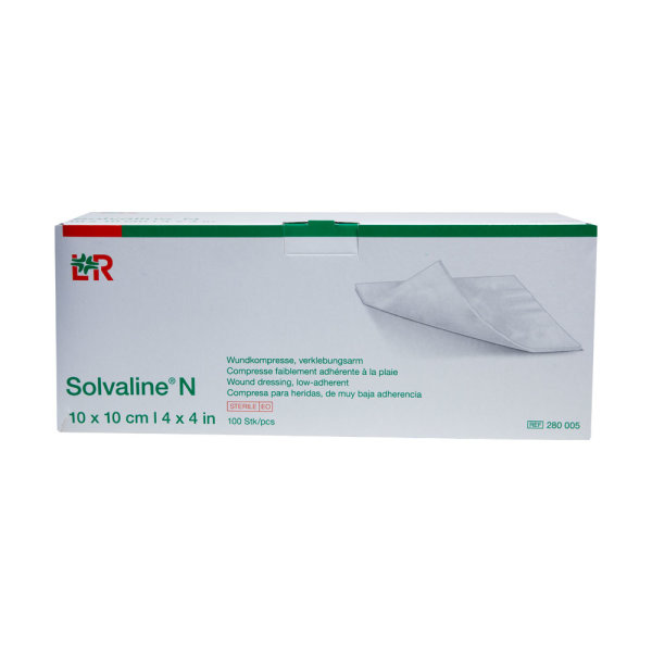Solvaline N Wundkompressen 10x10cm 100 ST PZN 07597745
