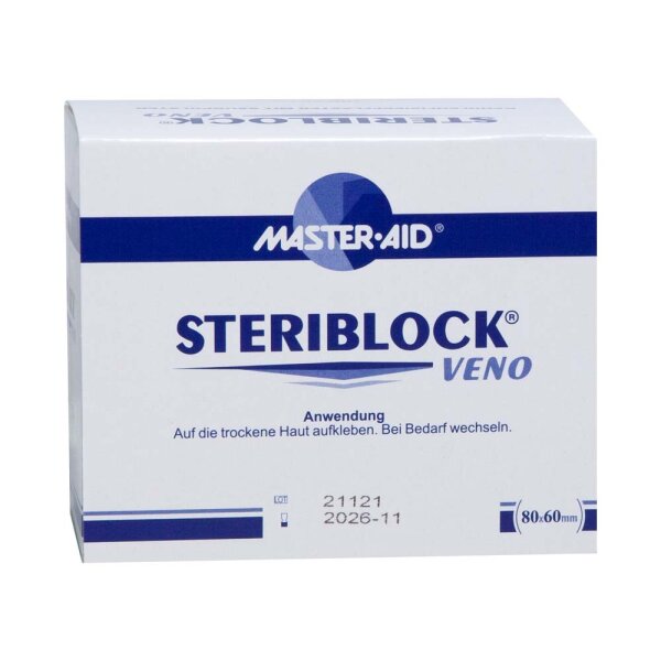 Steriblock Veno Kanuelenfixierpflaster Master Aid 50 ST PZN 04231015