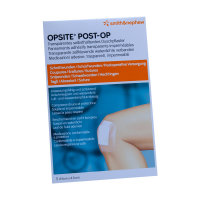 Opsite Post-OP Duschpflaster 8,5x9,5cm 5 ST PZN 00081719