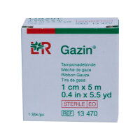 Gazin Tamponadebinde steril 1cmx5m 1 ST PZN 01003041