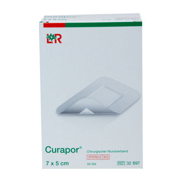 Curapor Chirurgischer Wundverband steril 7x5cm 50 ST PZN 10757170