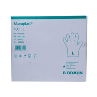 Manuplast PE Einmalhandschuhe Gr. L 100 ST PZN 16632297