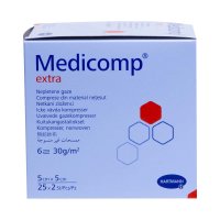 Medicomp extra Vlieskompressen steril 5x5cm 25x2 ST PZN...