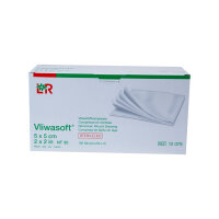 Vliwasoft Vliesstoffkompresse steril 6fach 5x5cm 2x50 ST...