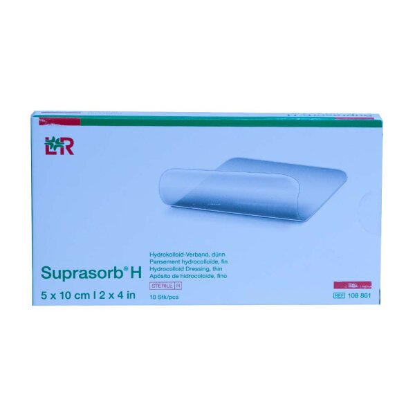 Suprasorb H Hydrokolloidverband dünn 5x10cm 10 ST PZN 15563335