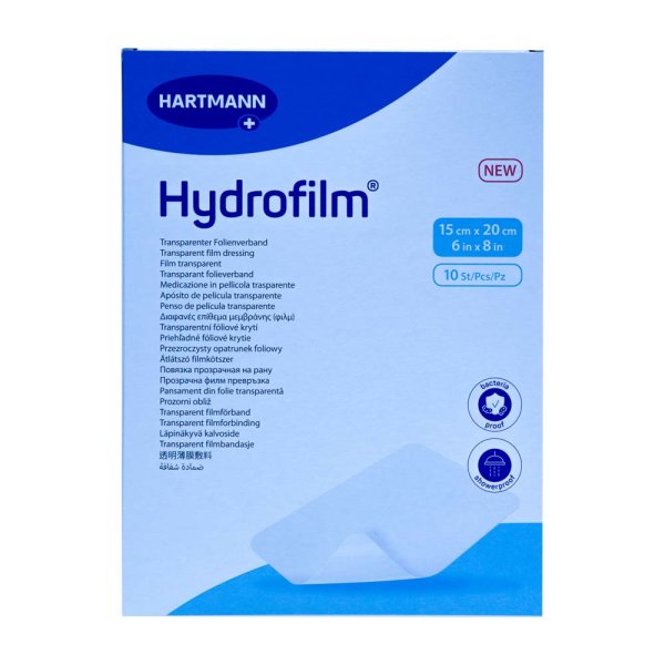 Hydrofilm transparenter Folienverband 15x20cm 10 ST PZN 17206094