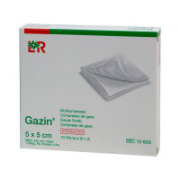 Gazin Mullkompressen steril 5x5cm 8-fach 5x2 ST PZN 03448965
