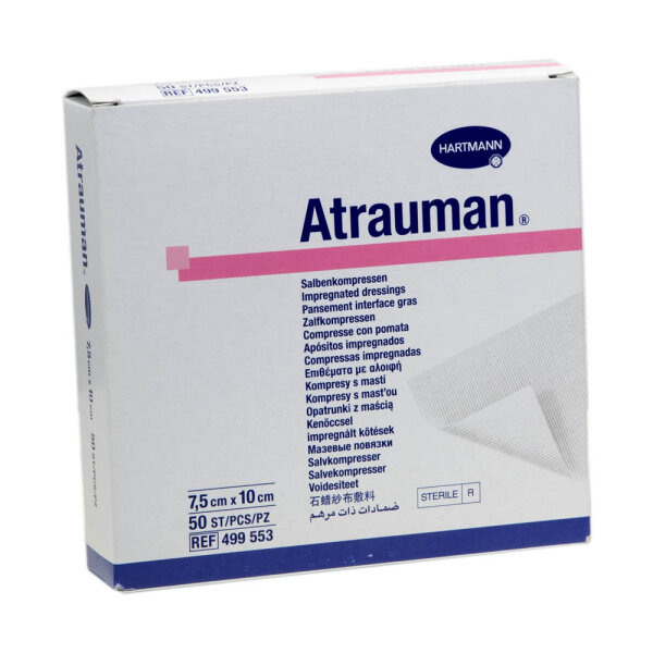 Atrauman Salbenkompressen steril 7,5x10cm 50 ST PZN 04889849