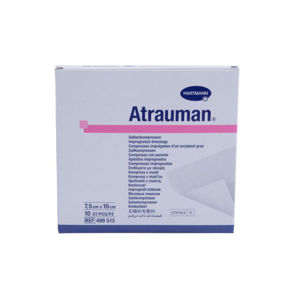 Atrauman Salbenkompressen steril 7,5x10cm 10 ST PZN 03829302