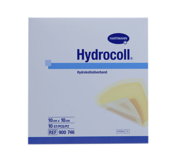 Hydrocoll Wundverband 10x10cm 10 ST PZN 04419865