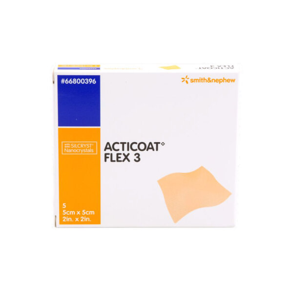 Acticoat Flex 3 Wundauflage 5x5cm 5 ST PZN 05372835