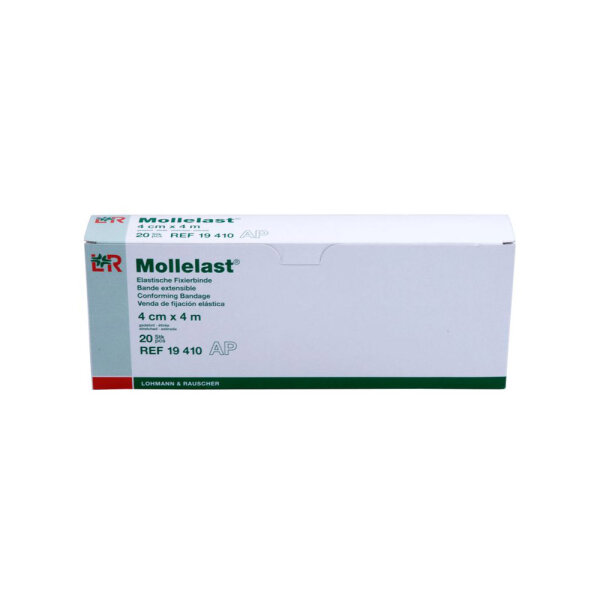 Mollelast elastische Fixierbinde weiß 4cmx4m 20 ST PZN PZN 04781537