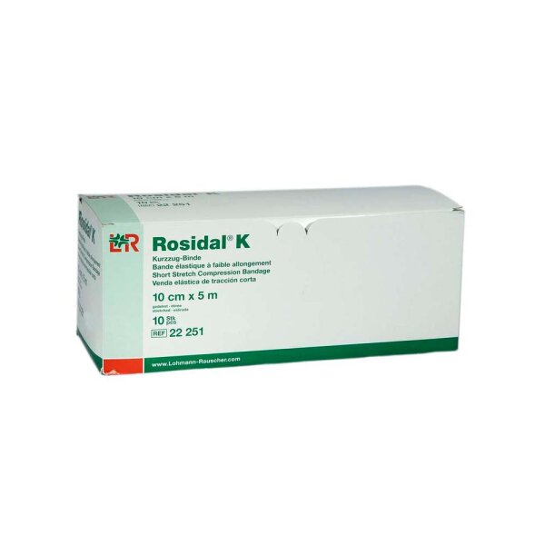 Rosidal K Kurzzugbinde 10cmx5m 10 ST PZN 04847182