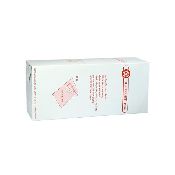 Rudavlies Inselpflaster steril 25cmx10cm 50 ST PZN 07092726