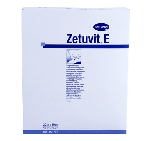 Zetuvit E  Saugkompresse steril 20x20cm 15 ST