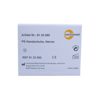Einmalhandschuhe Manus PE  Herren 100 ST