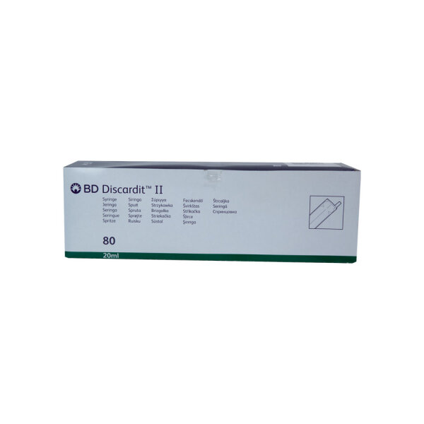 BD Discardit II Spritze 80x20 ml PZN 07358756