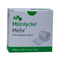 Mefix Fixiervlies 2,5 cmx10 m 1 ST PZN 03042795