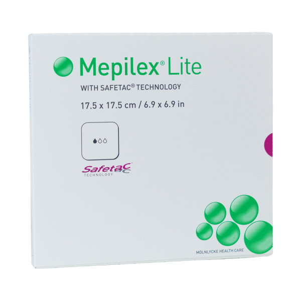 Mepilex Lite Schaumverband steril 17,5x17,5cm 5 ST PZN 03642779