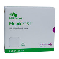 Mepilex XT 5x5 cm Schaumverband 5 ST PZN 11303838 (MHD...