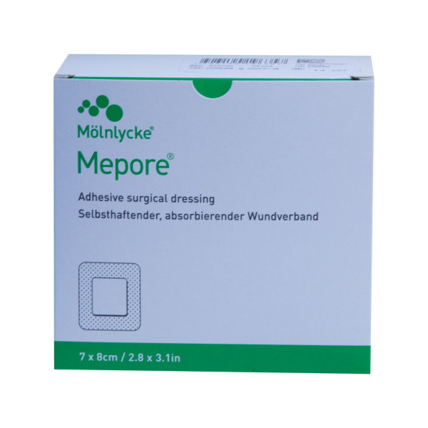 Mepore Wundverband 7x8cm steril  55 ST PZN 02839847